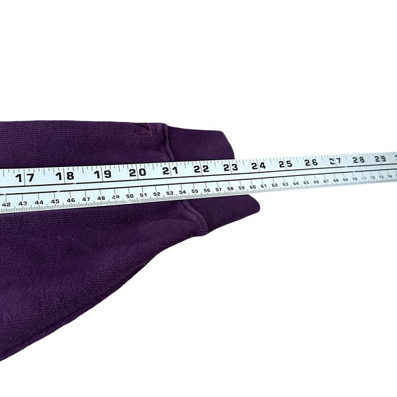 Cutter & Buck Mens Purple Pullover 1/4 Zip Sweater Philadelphia Cricket Club M - Picture 9 of 10